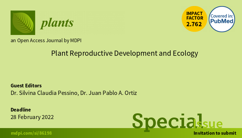 Plant Reproductive Development and Ecology